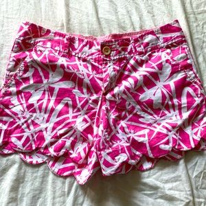 Lily Pulitzer Pink Scallop Shorts